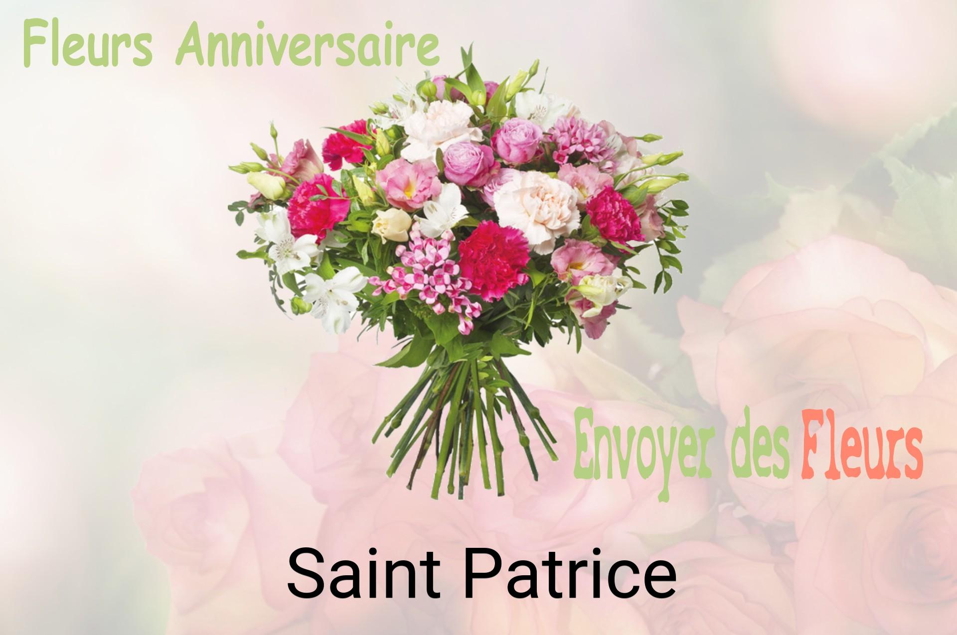 Bouquet de fleurs d’anniversaire livré à Saint-Patrice